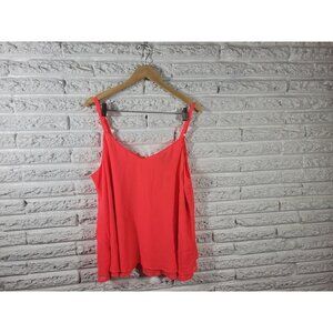 Torrid Womens Top 1 1X Plus Camisole Adjustable Spaghetti Strap Polyester PIN10E